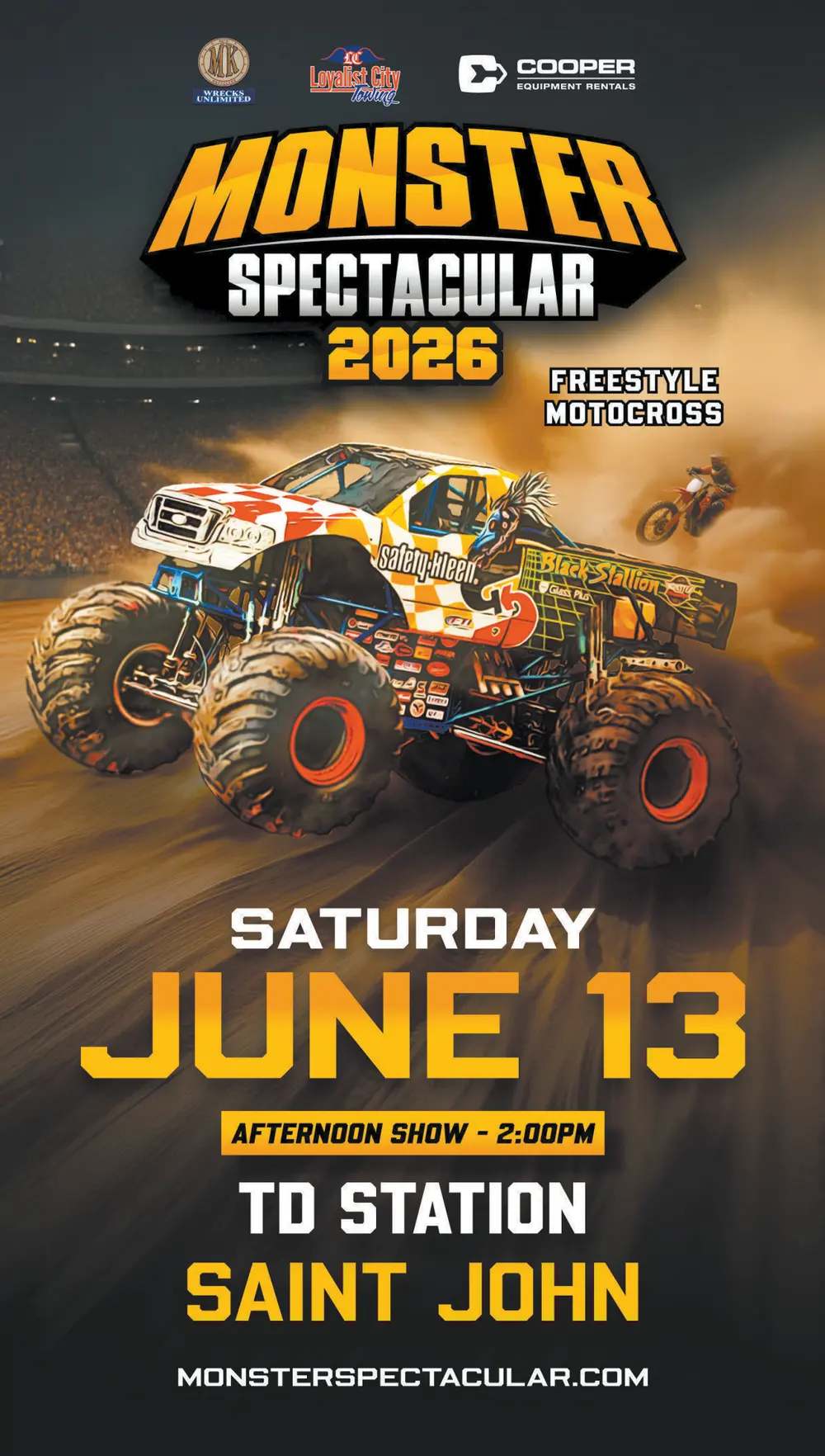 Monster Spectacular 2026 Comes to Saint John